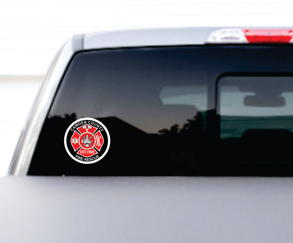 CCFR STANDARD REFLECTIVE 4 INCH DECAL