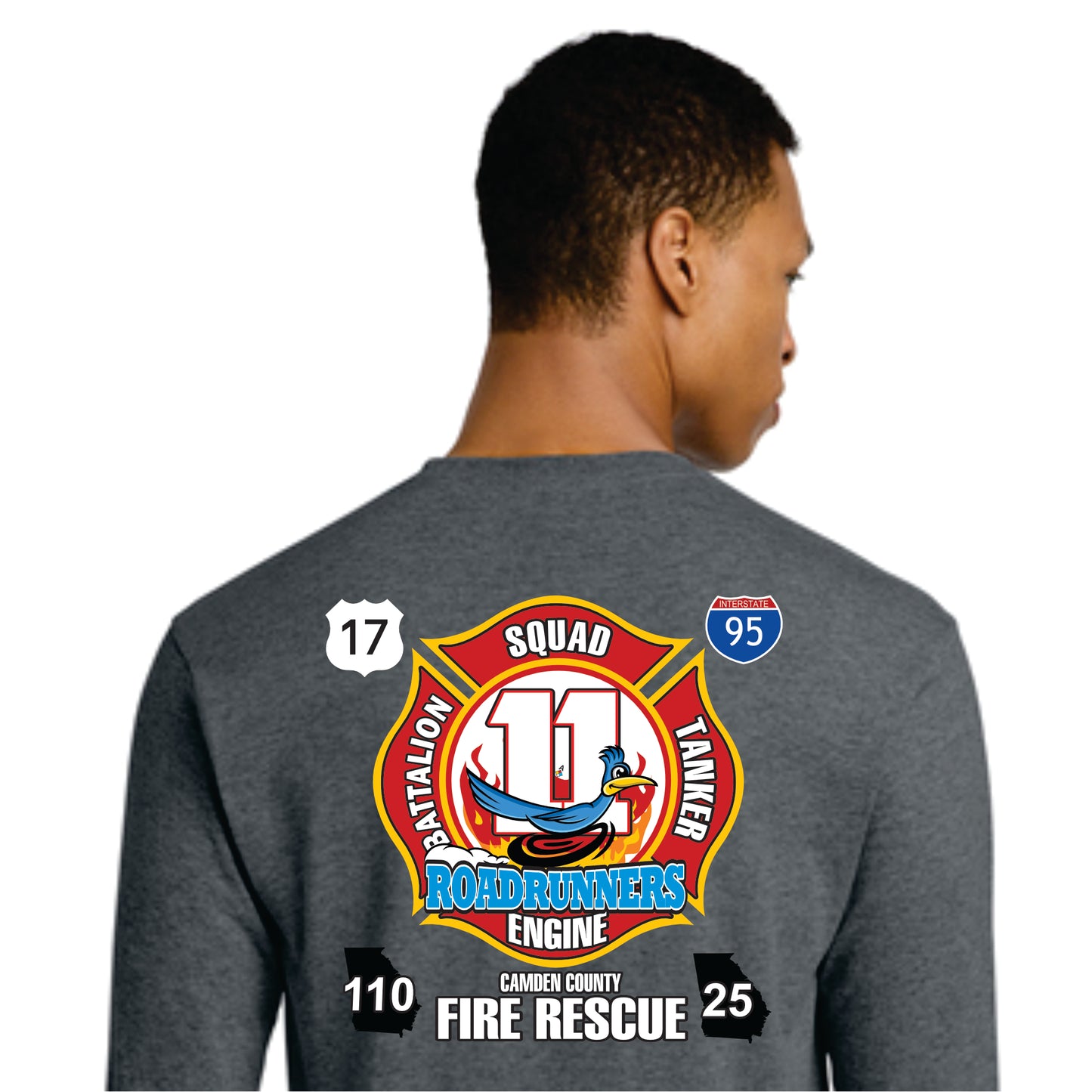 CCFR YOUTH AND ADULT LONG SLEEVE STATION T-SHIRTS - ALL STATIONS