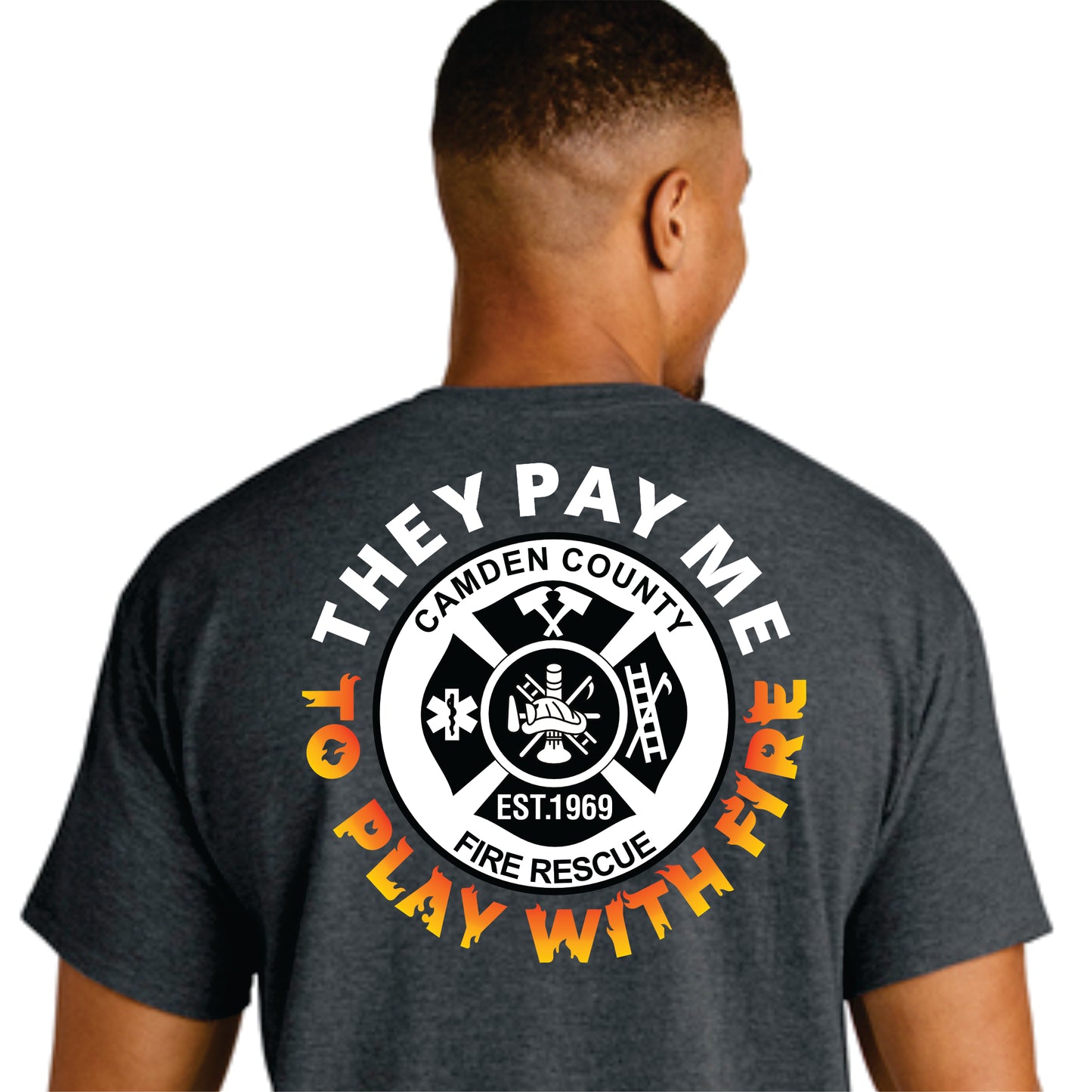 CCFR ADULT SHORT SLEEVE "PLAY WITH FIRE" T-SHIRTS